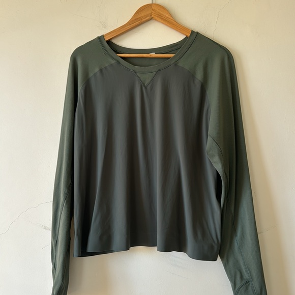 Lululemon long sleeve tee green swiftly tech - Picture 2 of 5